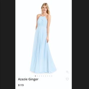 Azazie Ginger Sky Blue Bridesmaids Dress